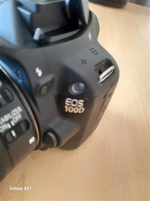 Canon EOS100D with 18 55 lens