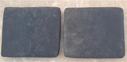 Cushions for Couch. Size 60cm by 70cm. Cover removable and washable. Two to choo