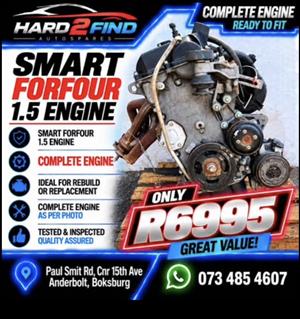 SMART FORFOUR 1.5 ENGINE FOR SALE