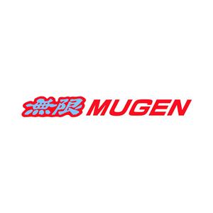 Vinyl Sticker with Mugen Japenese Text - Red & Blue