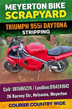 Triumph Daytona 955i stripping for spares
