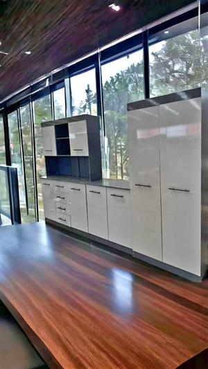 Month end big sale gloss wood cupboard limited stock