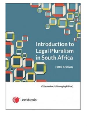 INTRODUCTION TO LEGAL PLURALISM (PAPERBACK, 5TH EDITION)