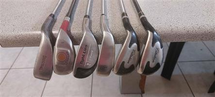 Driving irons. Options driving iron is new. The rest are in great nick