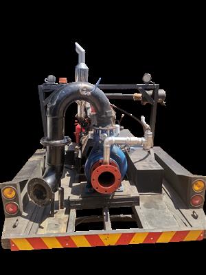 Industrial 6-inch water pump with Deutz engine