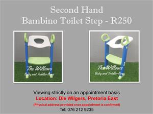 Second Hand Blue/Green/White Bambino Toilet Step