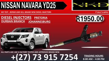 Recondition Nissan Navara Fuel Diesel Injectors 