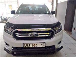 2016 FORD RANGER 2.2 4X2 T8  DOUBLE CAB AUTOMATIC DIESEL  WHITE COLOUR  LEATHER SEATS P