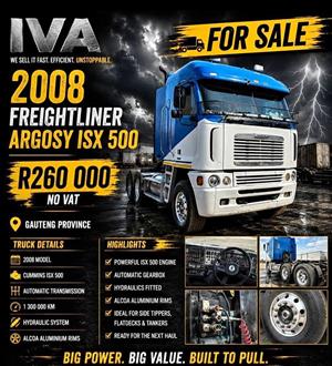 2008 Freightliner Argosy ISX 500