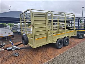 2027 DOUBLE AXLE Cattle Trailer  4 M x 1.8 M x 1.8 M 