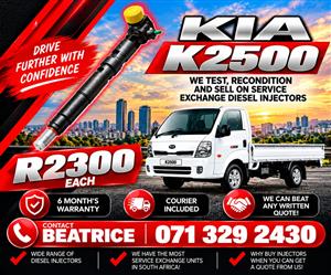 KIA 2500 2.5 INJECTORS FOR SALE WITH WARRANTY 