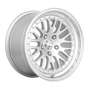 17″ A-Line Phantom 4/114 Super Silver Machine Lip Alloy Wheels
