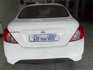 2018 Nissan Almera 1.5Acenta Manual white color petrol  