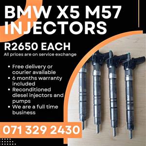 BMW X5 M57 INJECTORS FOR SALE WITH WARRANTY