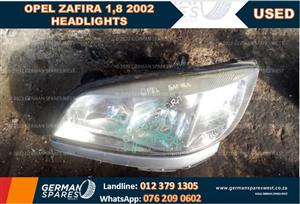 OPEL ZAFIRA 1.8 2002 headlight FOR SALE! 