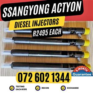 Ssangyong Actyon diesel injectoers for sale