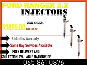 FORD RANGER 2.2 DIESEL INJECTORS FOR SALE WE SUPPLY NATIONWIDE WITH WARRANTY