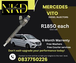 MERCEDES VITO DIESEL INJECTORS FOR SALE
