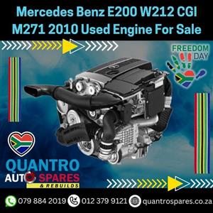 Mercedes Benz E200 W212 CGI M271 2010 Used Engine