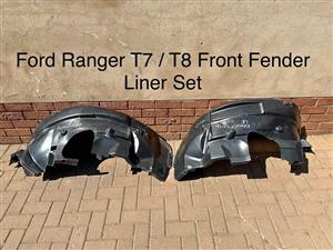 Ford Ranger T7 / T8 Front Fender Liner Set