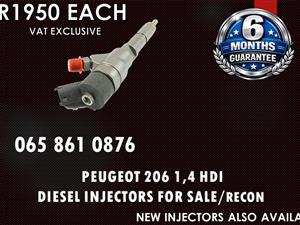 PEUGEOT 206 1.4 HDI DIESEL INJECTORS AVAILABLE