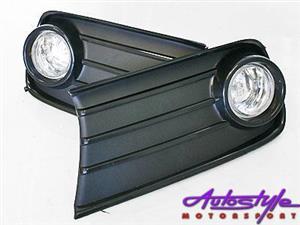 Toyota Tazz 2000up Bumper Foglights
