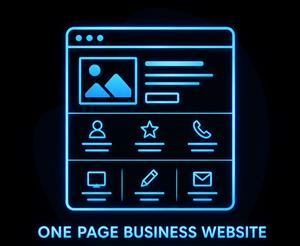 One Page Business Website R850