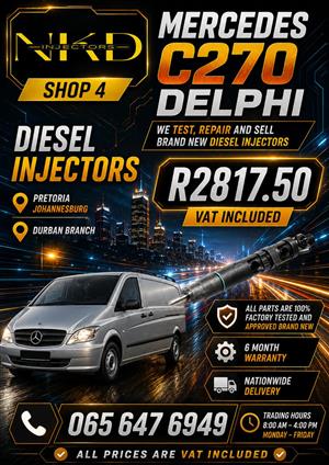 NKD_Recon_Mercedez_Benz_C270_Delphi_Diesel_Injectors