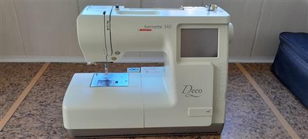 Bernette 340 Deco embroidery machine with 8 Drawers including Thread