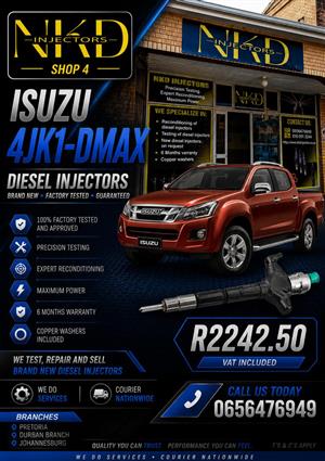 NKD_ISUZU_DMAX_4JK1_DIESEL_INJECTORS_RECON_SERVICES
