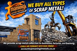 Turn your scrap into cash with Maningi Scrap Metals