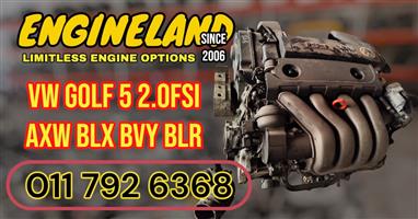 VW Golf 5 2.0L fsi engine - BLR BLX AXW BVY