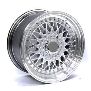 15″ GR1010 4/100 & 4/114 8J ET30 Silver Alloy Wheels