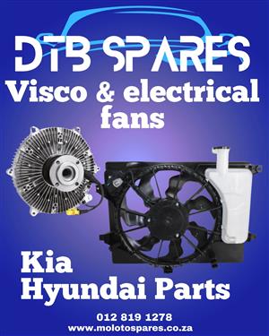 Visco and Electrical fans for Kia and Hyundai