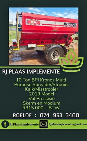 10 ton BPI Misstrooier