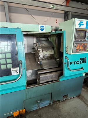 FEELER CNC Slant Bed Lathe – Fanuc OiT | 12 Station Turret, Hydraulic Chuck