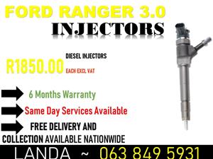 FORD RANGER 3.0 BT50 INJECTORS 