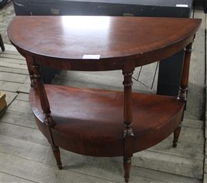 BROWN HALF MOON TABLE S064962R