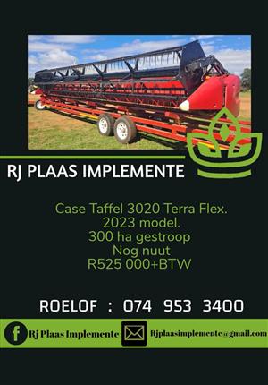 Case 3020 30ft flex headers