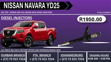 Nissan Navara yd25 Diesel Injectors 