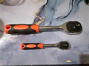 Ratchet key kit, 2 pieces, 1/2",,  1/4 inch