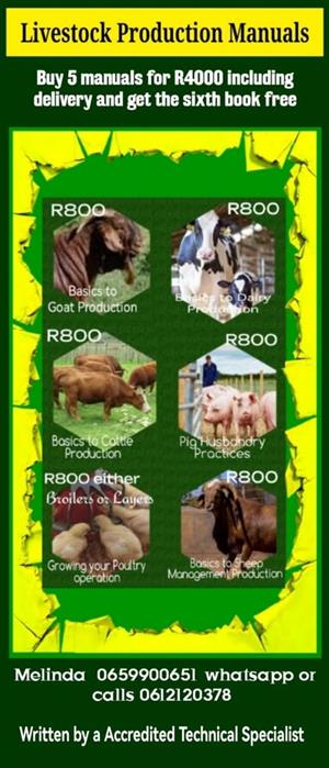 Training in Animal production Manuals