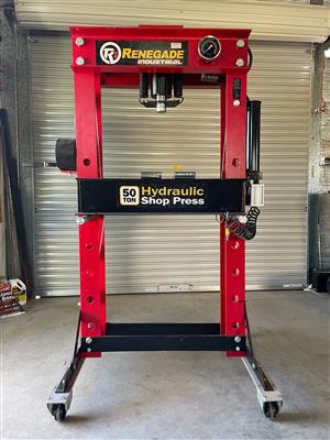 Renegade 50-ton Hydraulic Shop Press, Hyd Shop Press