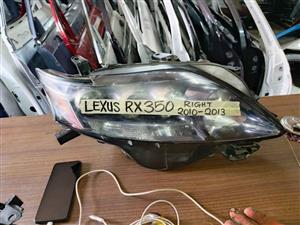 2010 LEXUS RX350 RIGHT HEADLIGHT