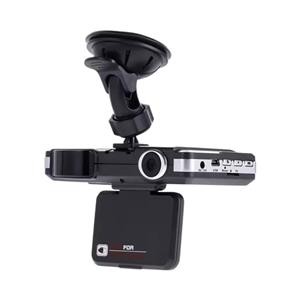 2-in-1 Radar Detector & HD Dash Cam with 360° Coverage