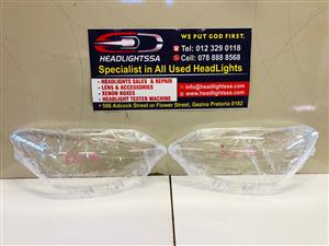 BMW F20 left and right side headlight replacement lens (2015)