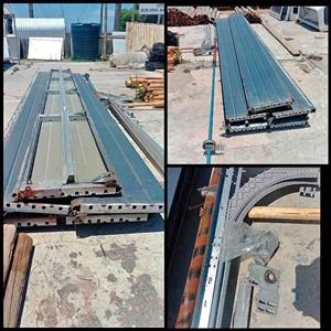 4.9m metal sectional garage door