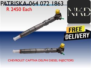 CHEVROLT CAPTIVA DELPHI DIESEL INJECTORS FOR SALE