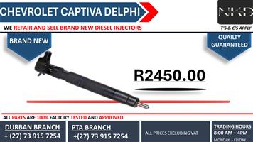 Chevrolet Captiva Delphi Diesel Injectors 