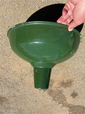 Enamel lamp vintage antique.